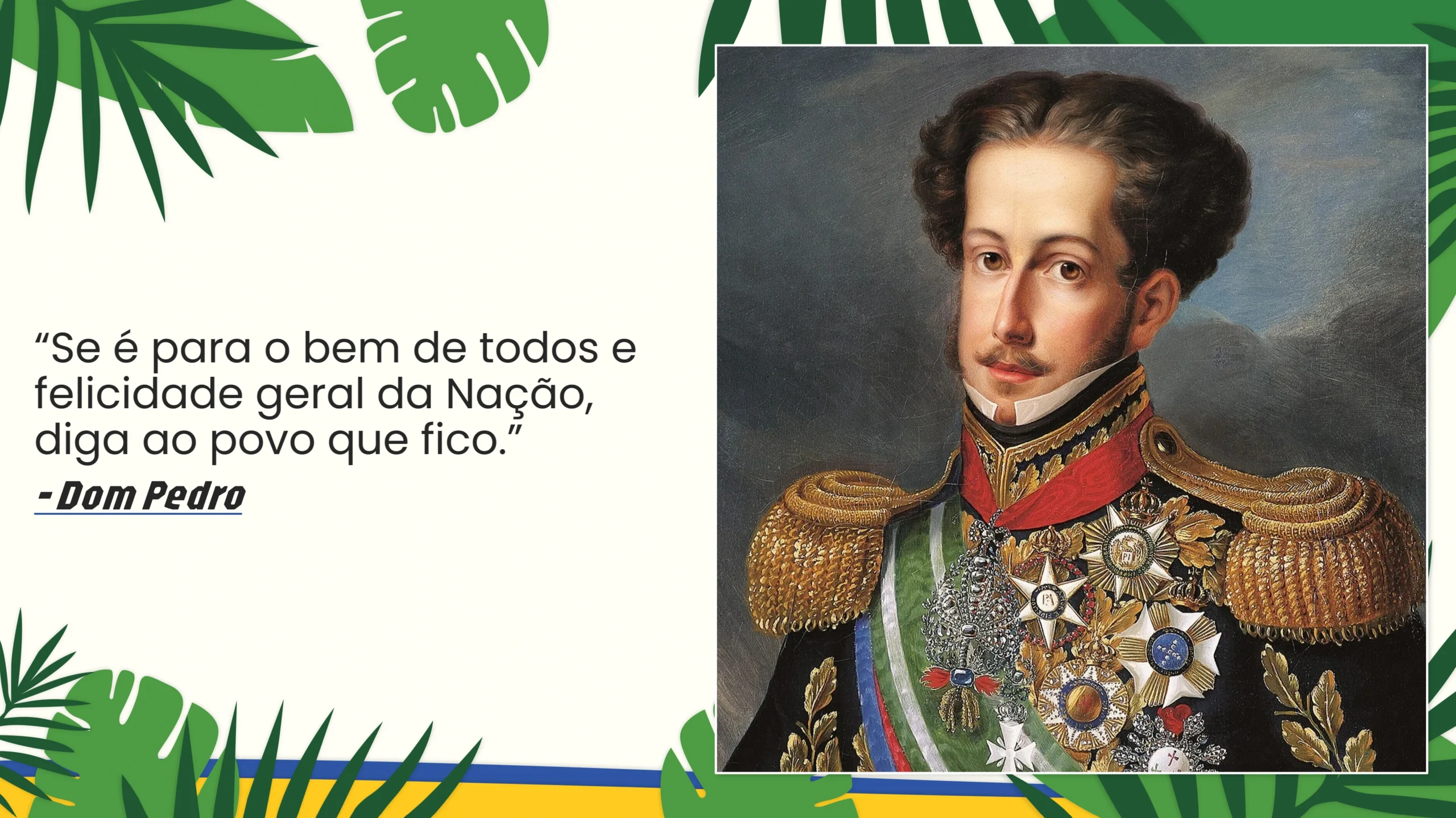 Slide de citação ampliado do Template Brasil