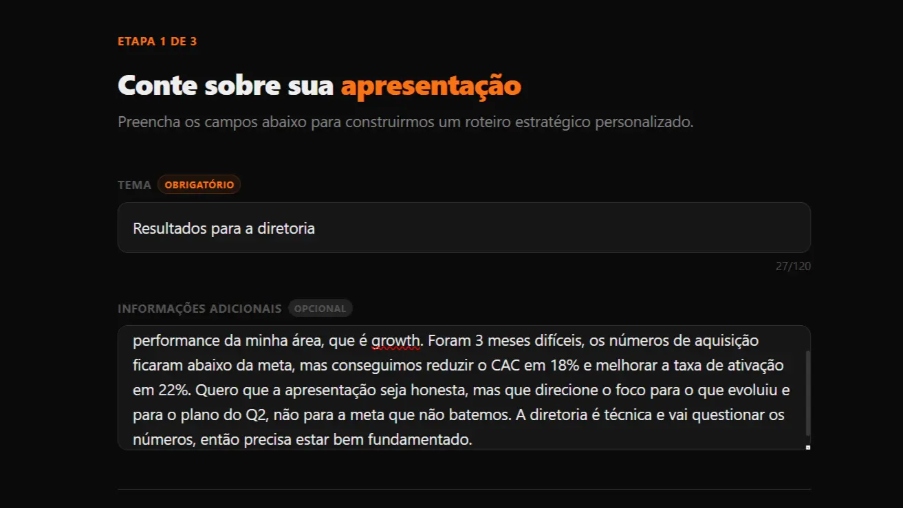 CopySapiens, a IA de roteirização do Arsenal de Slides